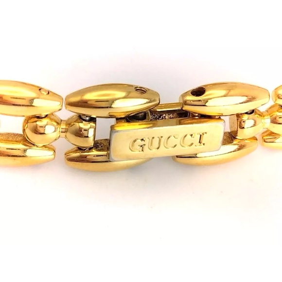 14k GOLD GUCCI Quartz Swiss Watch - Picture 8 of 10